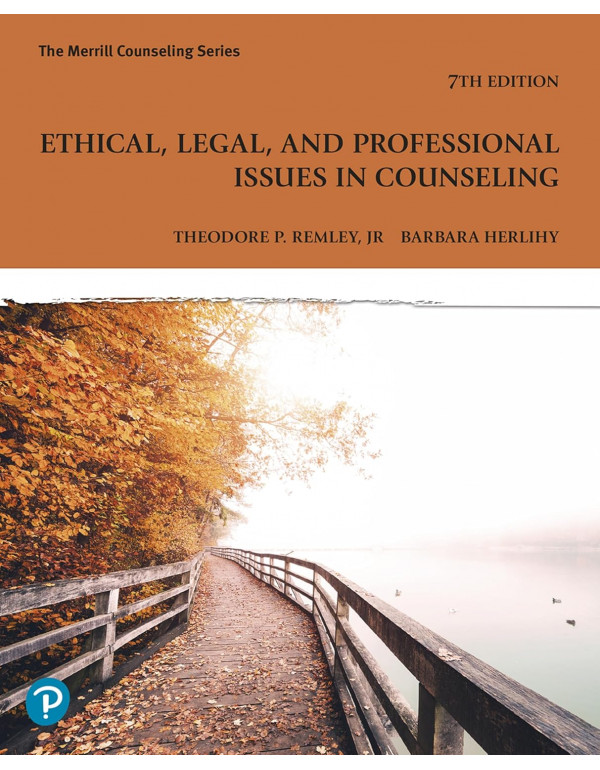 Ethical, Legal, and Professional Issues in Counsel...
