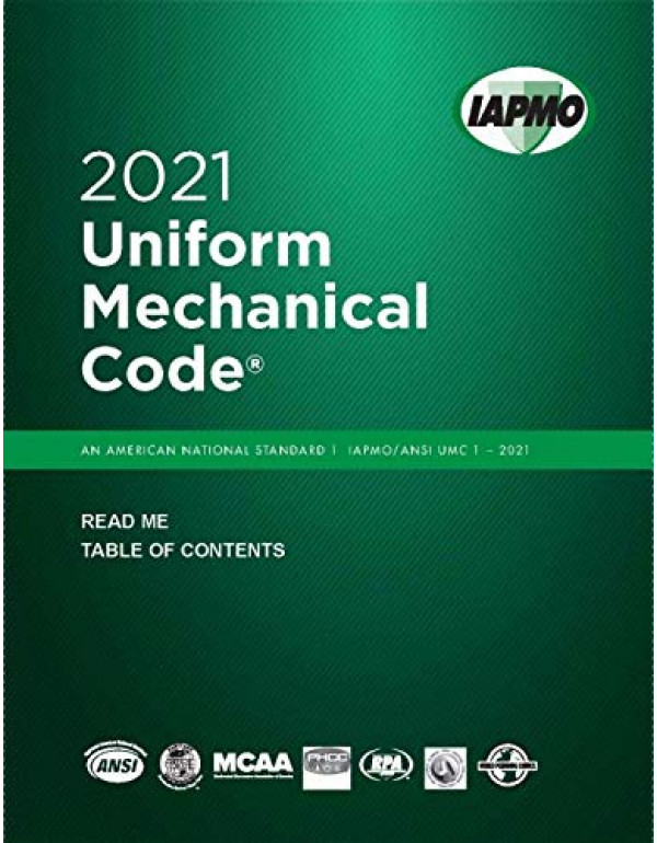 2021 Uniform Mechanical Code *US PAPERBACK* Soft C...