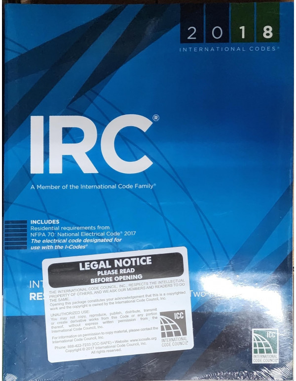 2018 International Residential Code for One- and T...